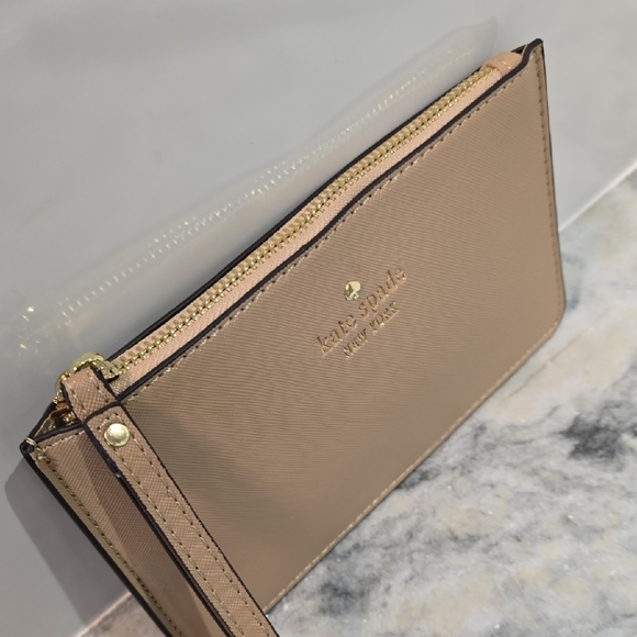 Kate Spade Beige Wristlet with Strap - Picture 5 of 9